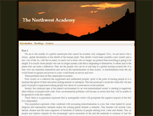 Tablet Screenshot of northwestacademy.org